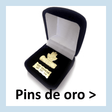 Pin de oro personalizado - Empresa Correos