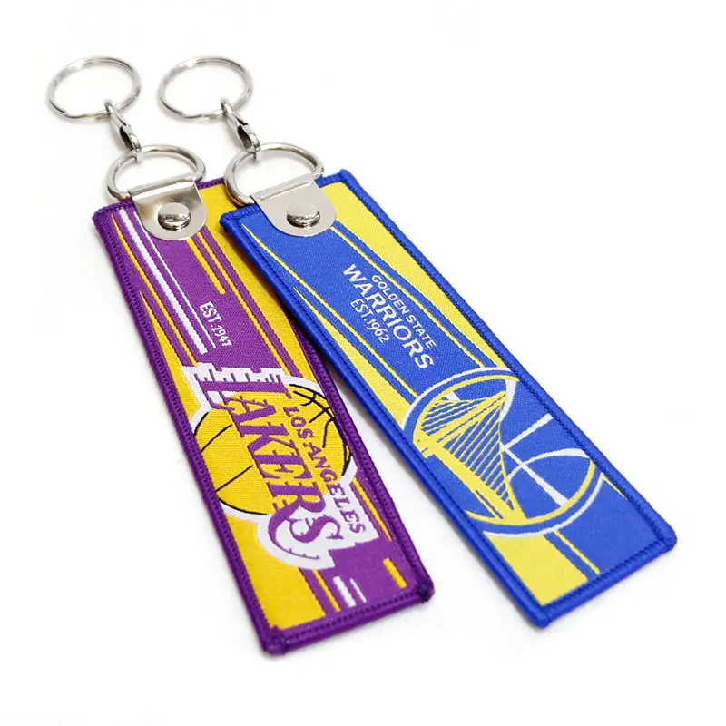 Llaveros de tela personalizados Remove Before Flight